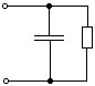 Параллельная эквивалентная схема замещения конденсатора