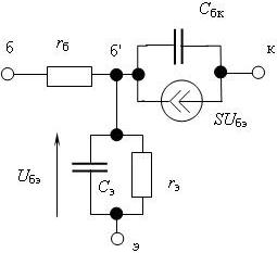 Линейная модель биполярного транзистора
