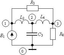Размерность матрицы коэффициентов электрической цепи