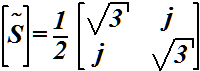 Нормированная матрица рассеяния четырехполюсника