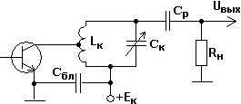 Контур в коллекторной цепи транзистора