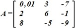 Система линейных уравнений Ax=b матрицей